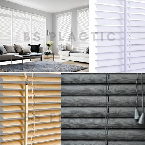 Pvc venetian blinds - pvc, blinds/wood