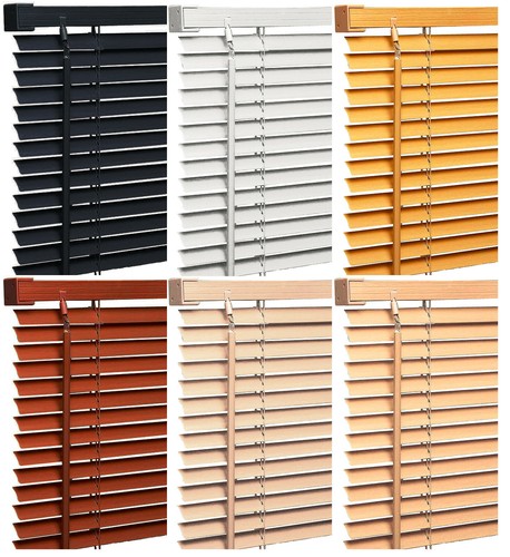 Pvc blinds wood wooden - pvc,